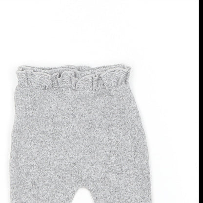 George Baby Grey  Polyester Jogger Leggings Size 3-6 Months