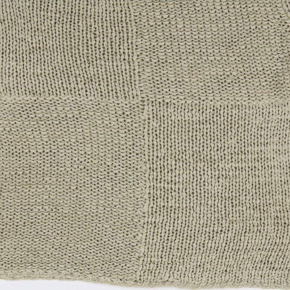 Laura Martin Collection Womens Green Round Neck  Acrylic Pullover Jumper Size M