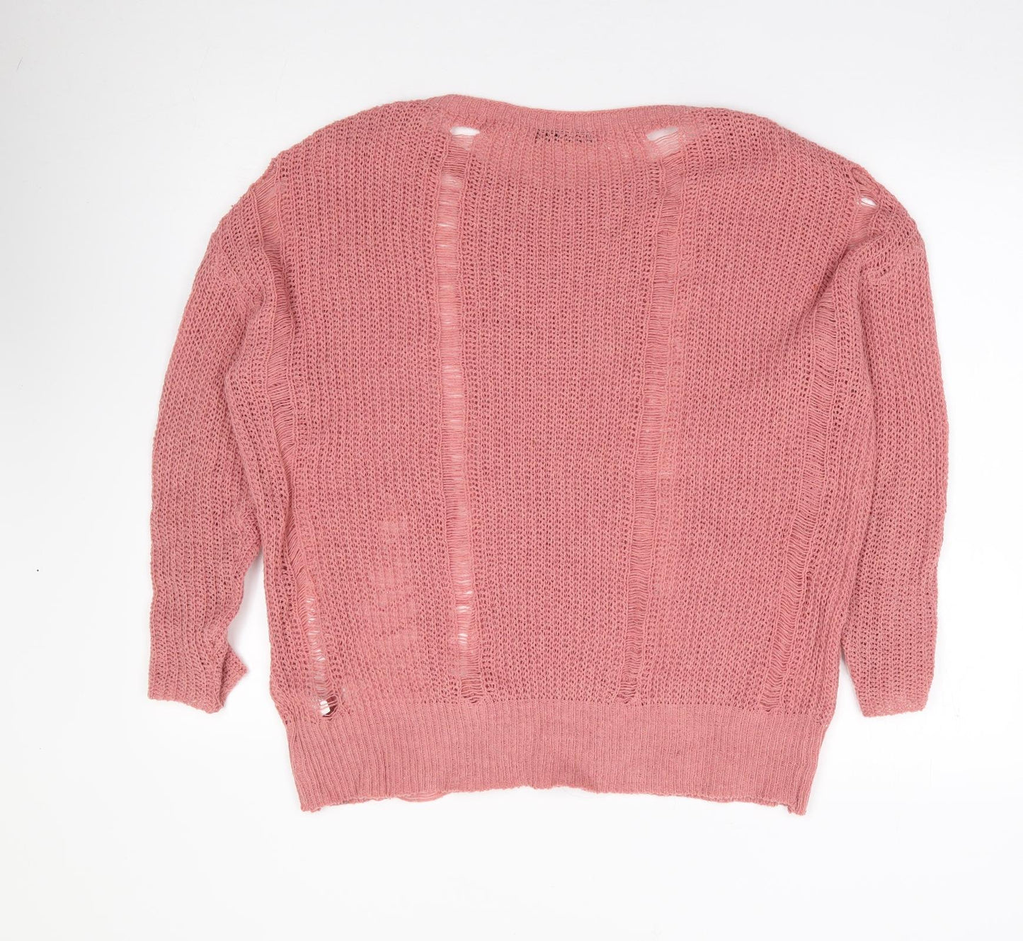 Womens UK Size S SheIn Pink Pullover Jumper
