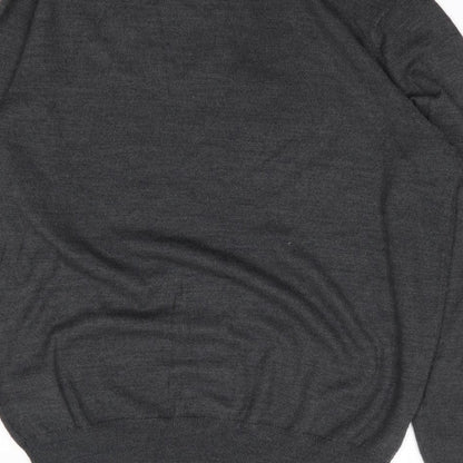 Hammond & Co Mens Green Crew Neck  Wool Pullover Jumper Size M