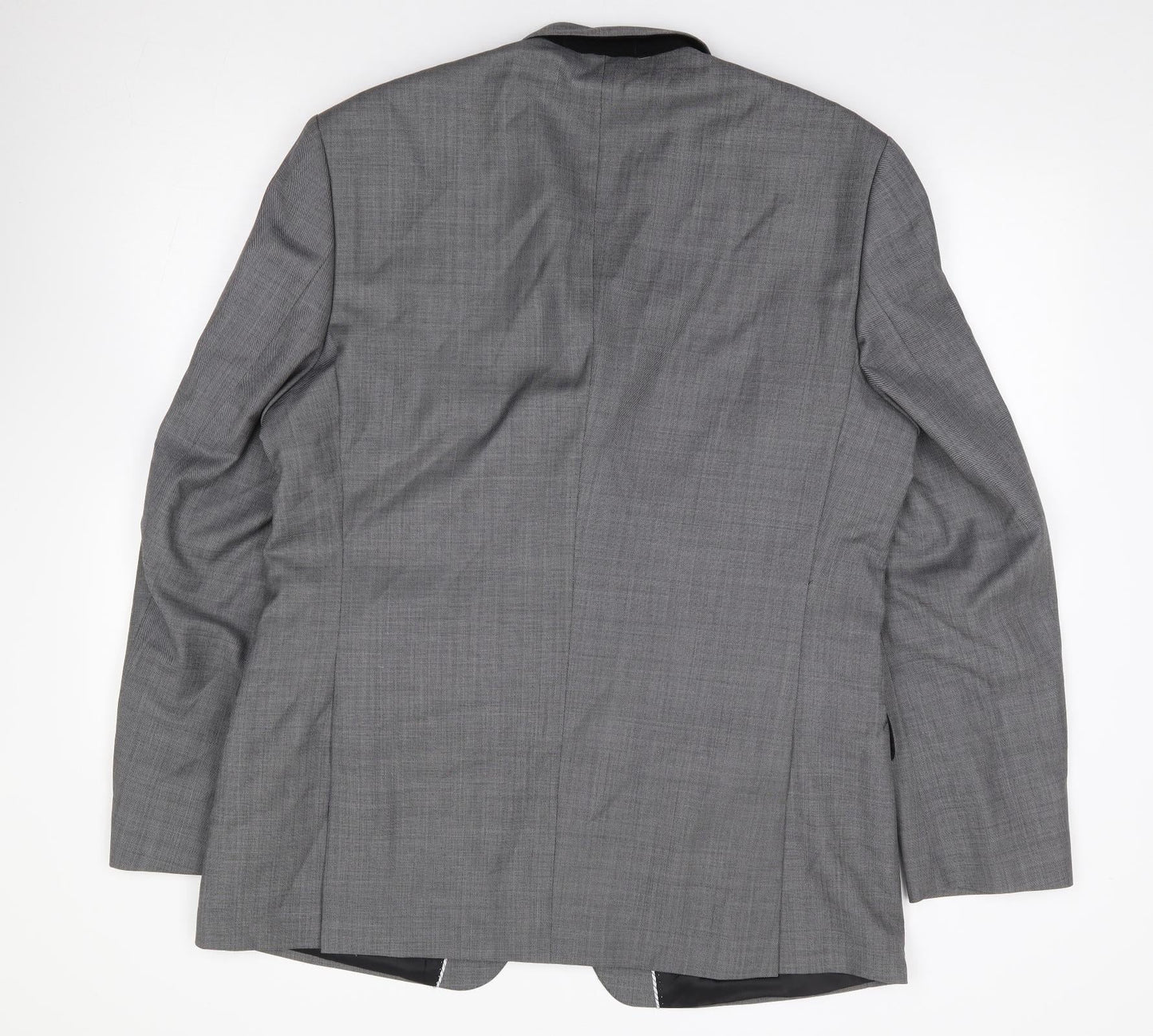 Mens UK Size 44 Racing Green Regular Grey Suit Jacket