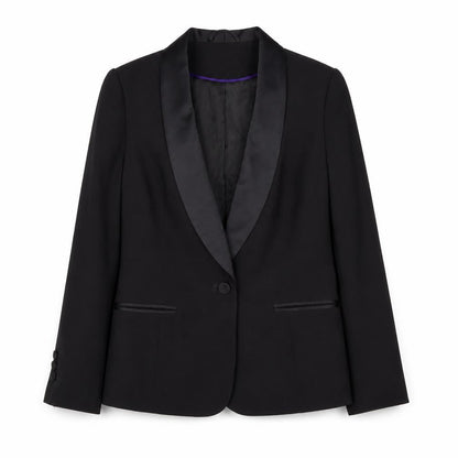 Womens UK Size 10 Dorothy Perkins Regular Black Suit Jacket