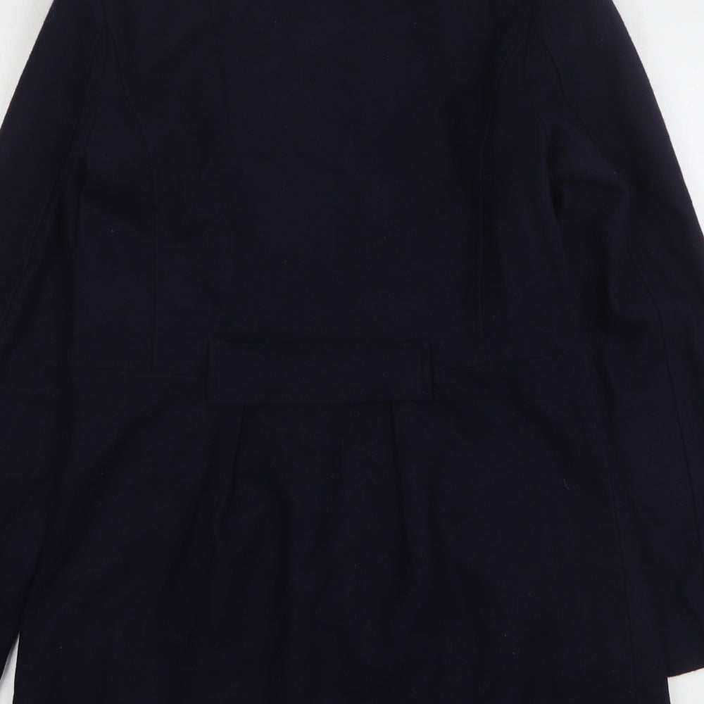 Womens UK Size 14 Evita Blue Pea Coat