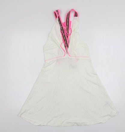 Womens UK Size 6 ASOS White Basic Tank