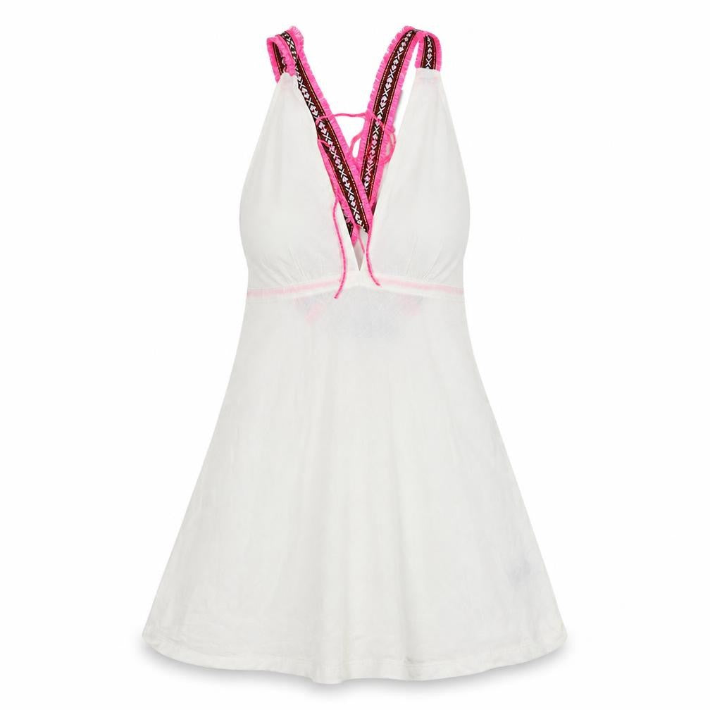 Womens UK Size 6 ASOS White Basic Tank