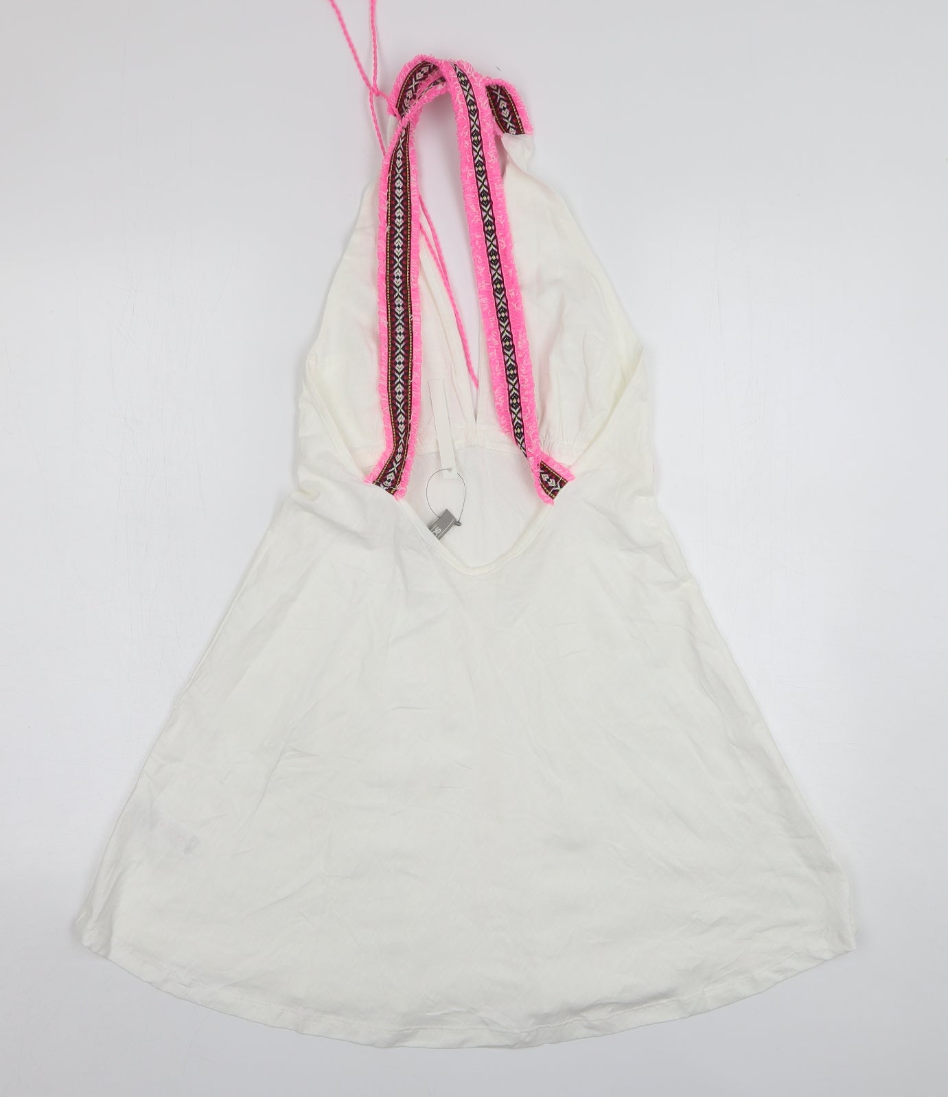 Womens UK Size 6 ASOS White Basic Tank