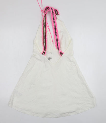 Womens UK Size 6 ASOS White Basic Tank