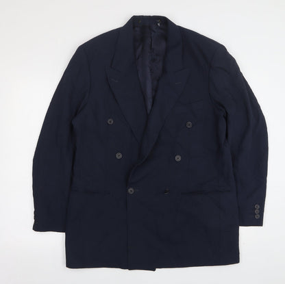 Mens UK Size 40 Preworn Regular Blue Suit Jacket