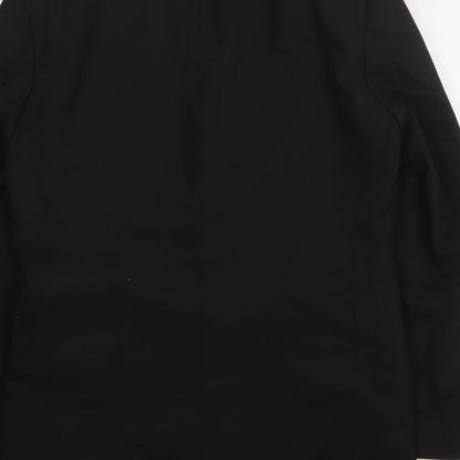 Mens UK Size 38 Impressions Regular Black Suit Jacket