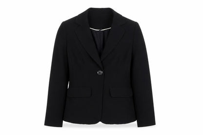 John Lewis  Womens Black  Polyester Jacket Suit Jacket Size 8