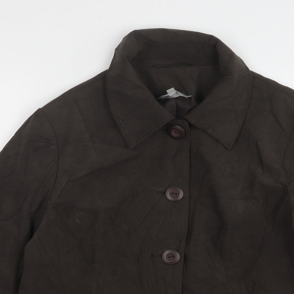 Womens UK Size 16 Mia Moda Brown Jacket