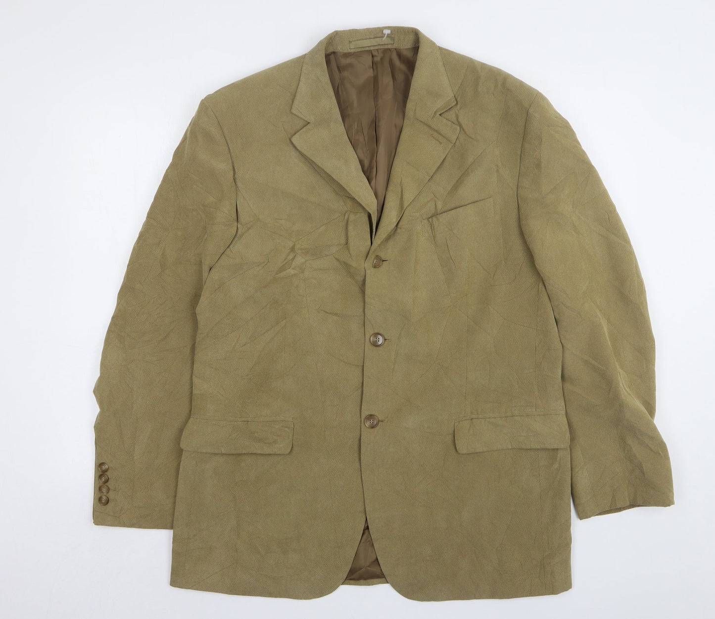 Mens UK Size 40 Marks and Spencer Regular Beige Suit Jacket