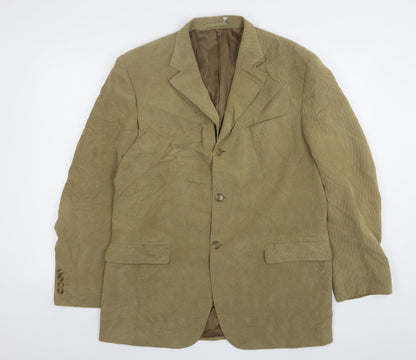 Mens UK Size 40 Marks and Spencer Regular Beige Suit Jacket