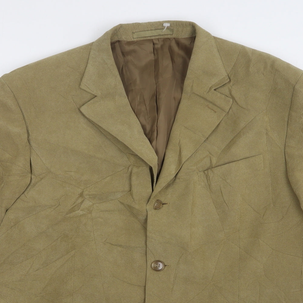 Mens UK Size 40 Marks and Spencer Regular Beige Suit Jacket