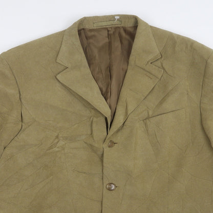 Mens UK Size 40 Marks and Spencer Regular Beige Suit Jacket