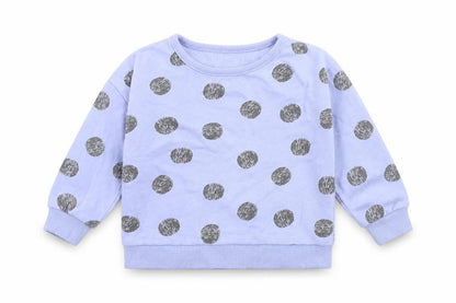 John Lewis Boys Blue Polka Dot Cotton Pullover Jumper Size 3-6 Months  Pullover