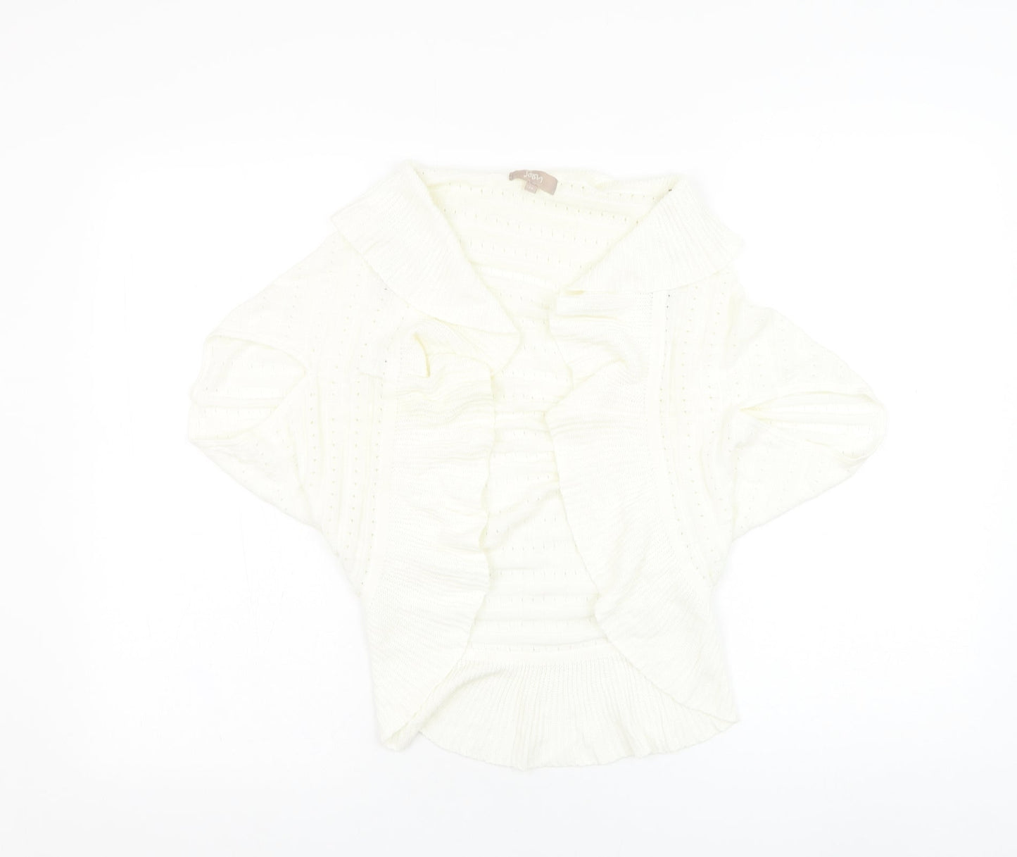 Womens UK Size 14 Soon White Cardigan Jumper