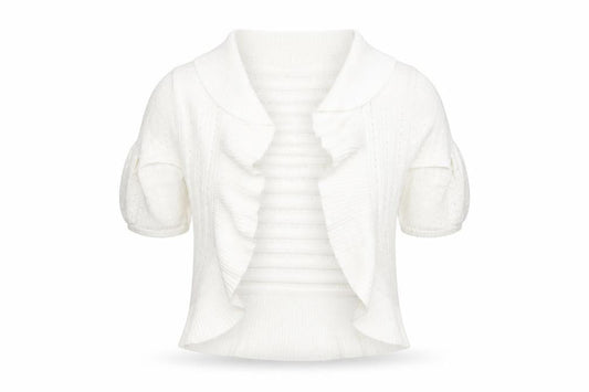 Womens UK Size 14 Soon White Cardigan Jumper