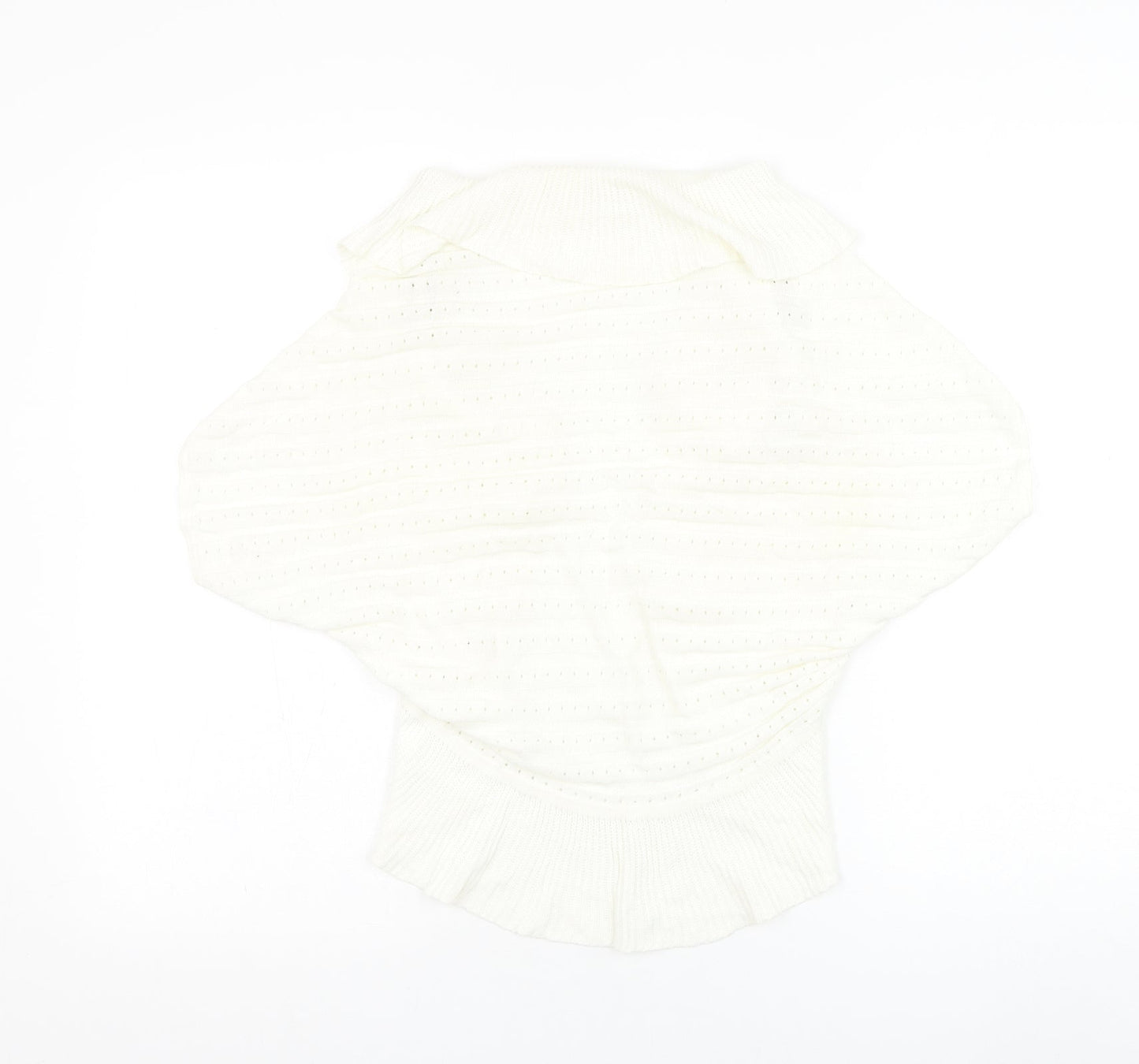 Womens UK Size 14 Soon White Cardigan Jumper