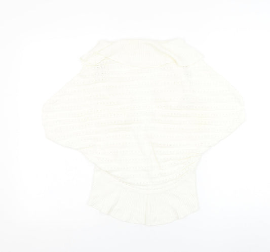 Womens UK Size 14 Soon White Cardigan Jumper