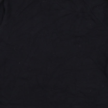 F&F Womens Black  Polyester Pullover Sweatshirt Size L  Pullover