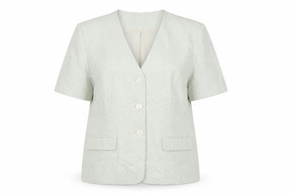 Isabella Womens Green   Jacket Blazer Size 14  Button