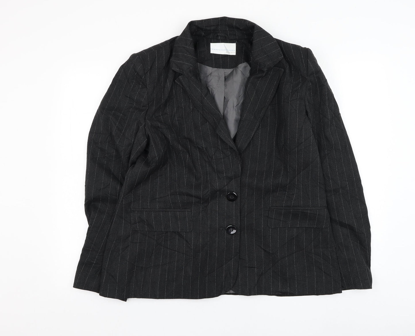 Womens UK Size 16 AMARANTO Black Jacket