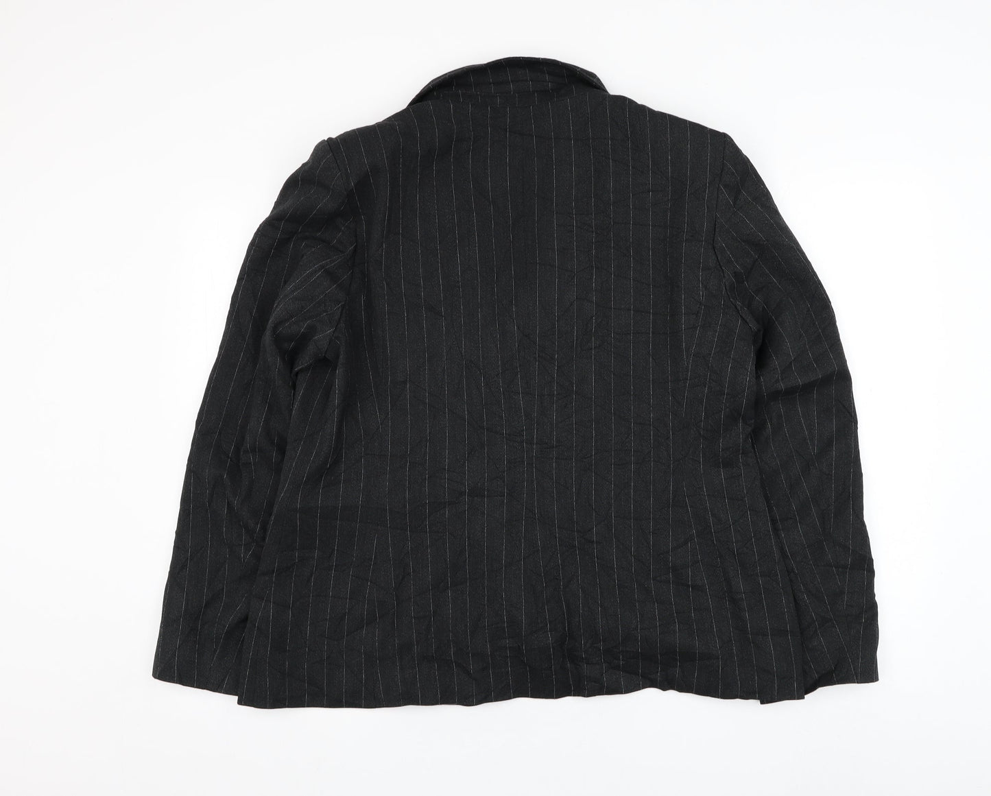 Womens UK Size 16 AMARANTO Black Jacket