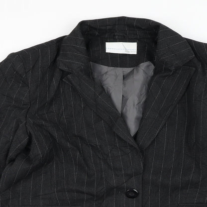 Womens UK Size 16 AMARANTO Black Jacket