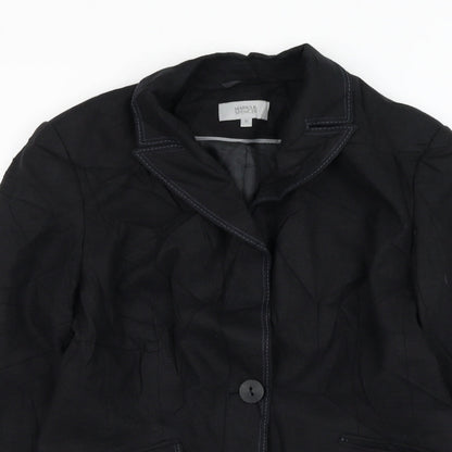 Womens UK Size 12 Marks and Spencer Black Jacket