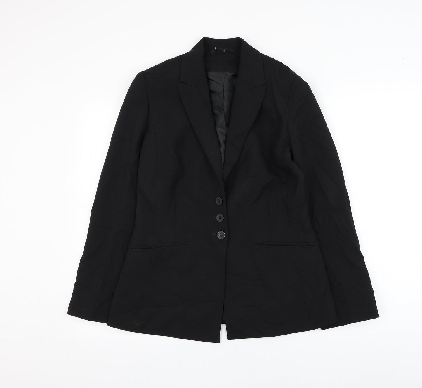 Womens UK Size 10 Simon Jersey Black Jacket
