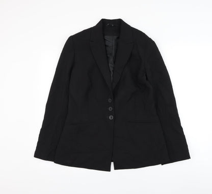Womens UK Size 10 Simon Jersey Black Jacket