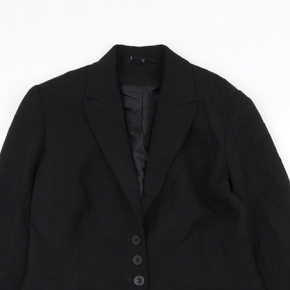 Womens UK Size 10 Simon Jersey Black Jacket