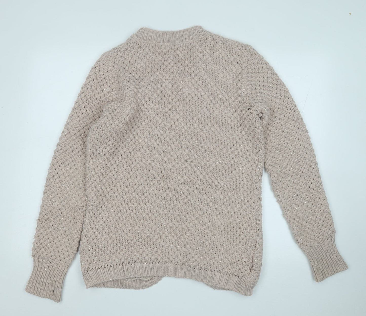 Womens UK Size M Dunnes Stores Pink Cardigan Jumper