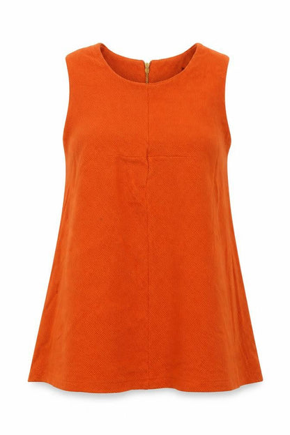 Marks and Spencer Womens Orange Round Neck  Polyester Pullover Jumper Size 12