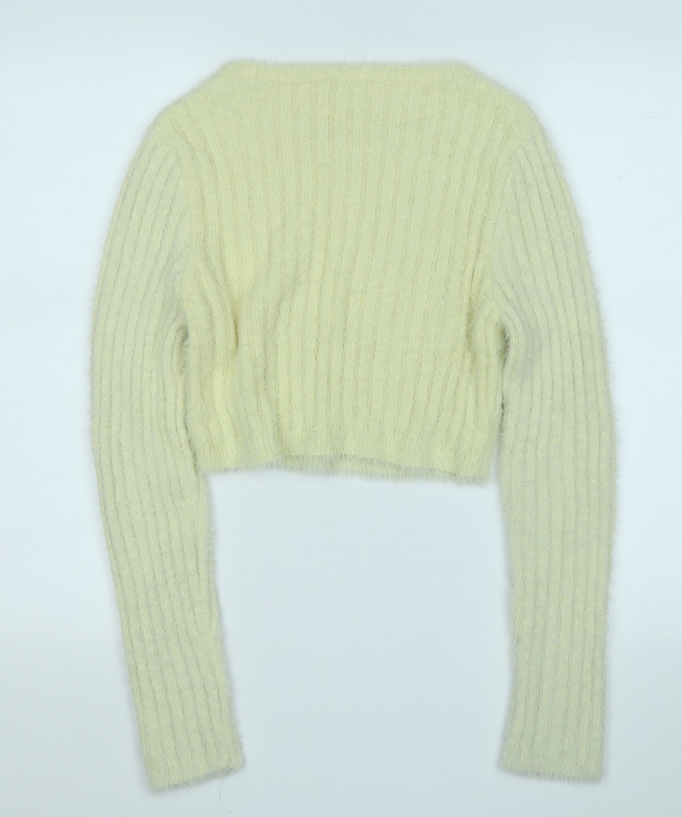 Womens UK Size L Topshop Yellow Pullover Jumper