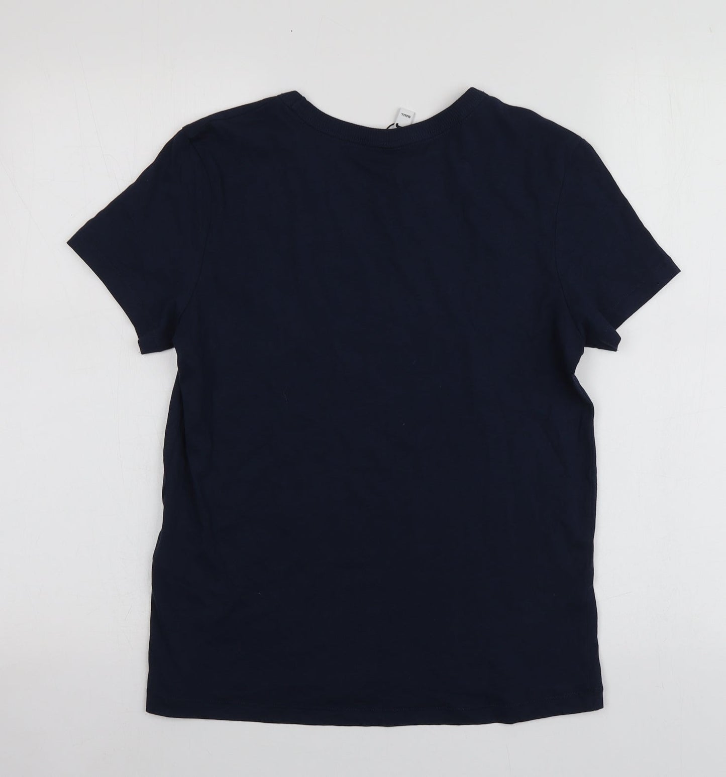 Womens UK Size S Jdy Blue Basic T-Shirt