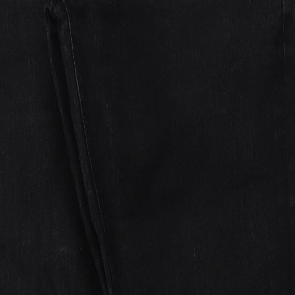 NEXT Womens Grey  Cotton Straight Jeans Size 32 L30 in Regular