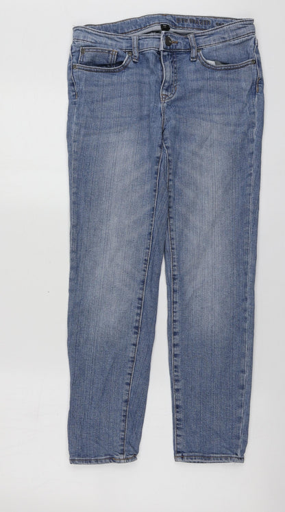 Gap Womens Blue  Cotton Skinny Jeans Size 6 L26 in Regular