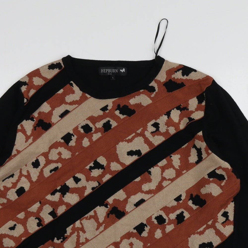 Womens UK Size L Hepburn Black Pullover Jumper