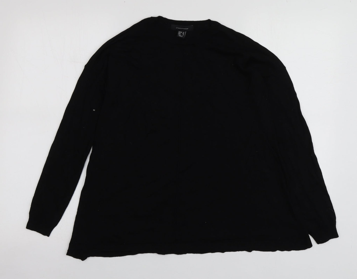 Womens UK Size 10 Atmosphere Black Pullover Jumper