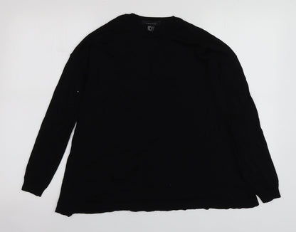 Womens UK Size 10 Atmosphere Black Pullover Jumper