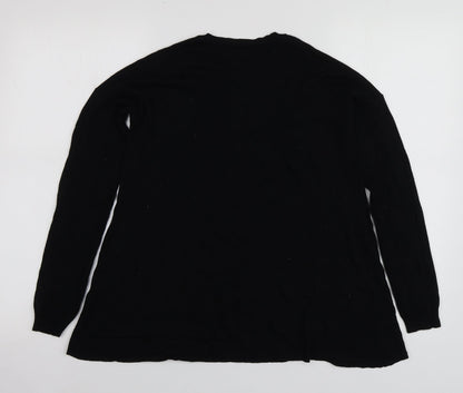Womens UK Size 10 Atmosphere Black Pullover Jumper