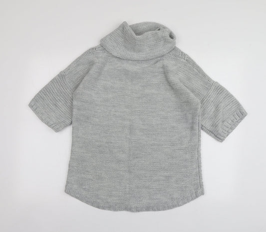 Womens UK Size XS Oasis Grey Pullover Jumper