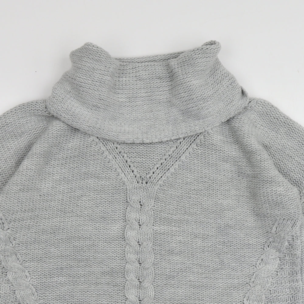 Womens UK Size XS Oasis Grey Pullover Jumper