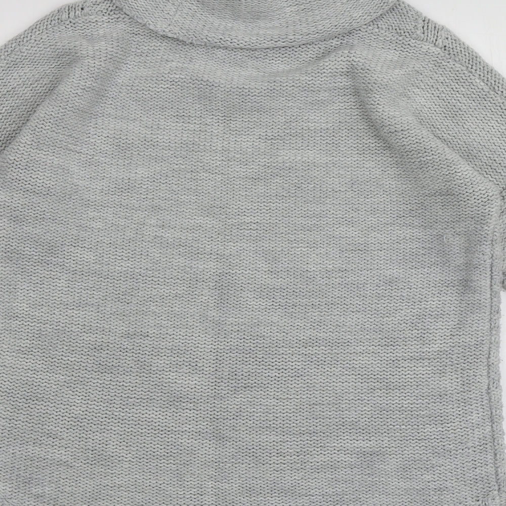 Womens UK Size XS Oasis Grey Pullover Jumper