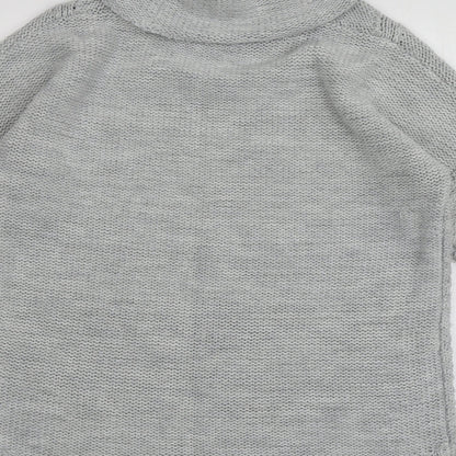 Womens UK Size XS Oasis Grey Pullover Jumper