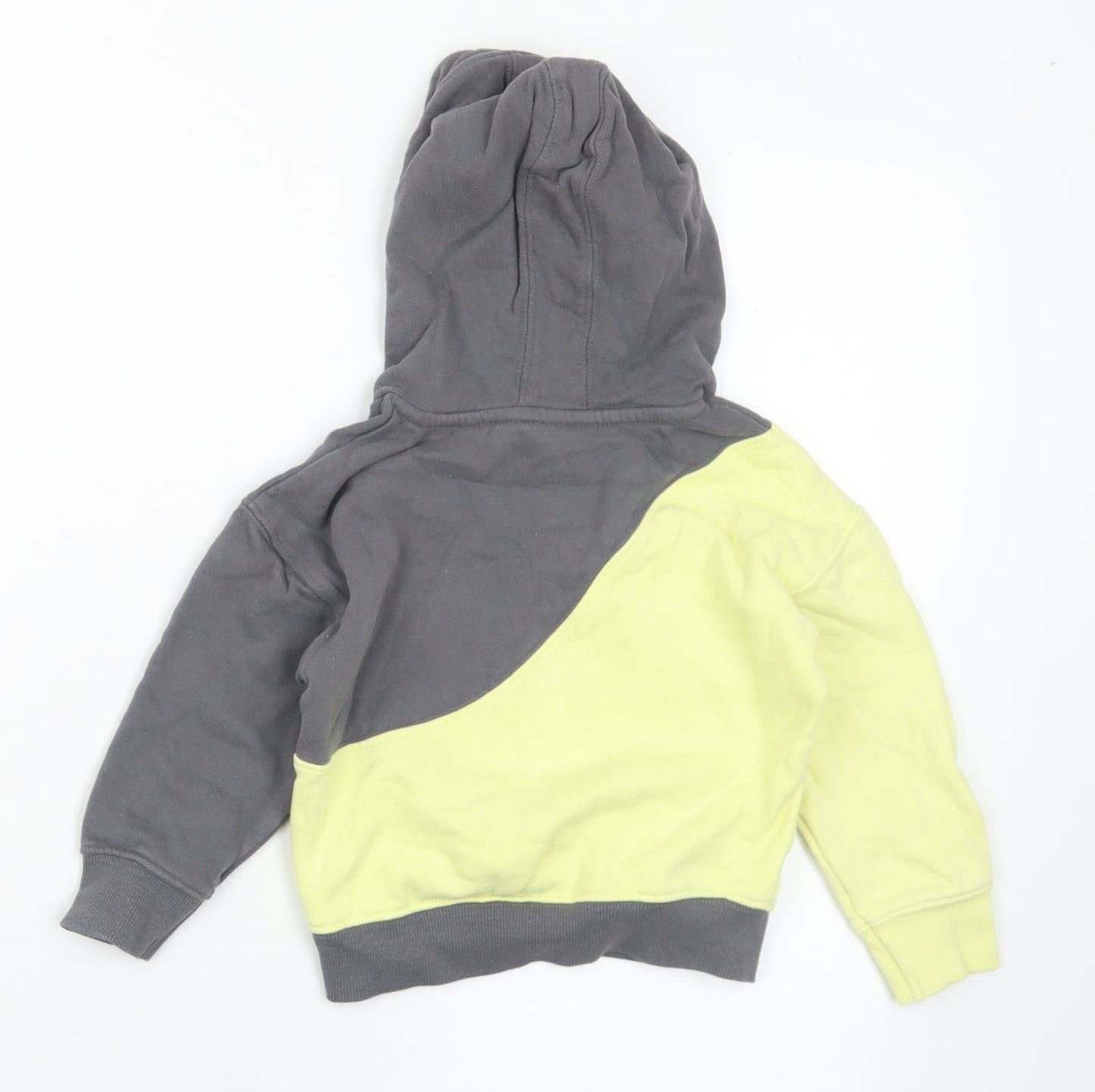 Primark Girls Yellow  Cotton Pullover Hoodie Size 3-4 Years   - be you