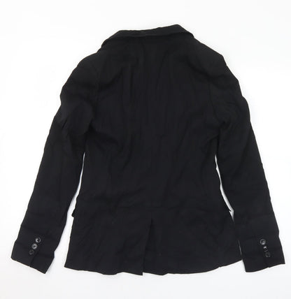 Womens UK Size 10 H&M Regular Black Suit Jacket