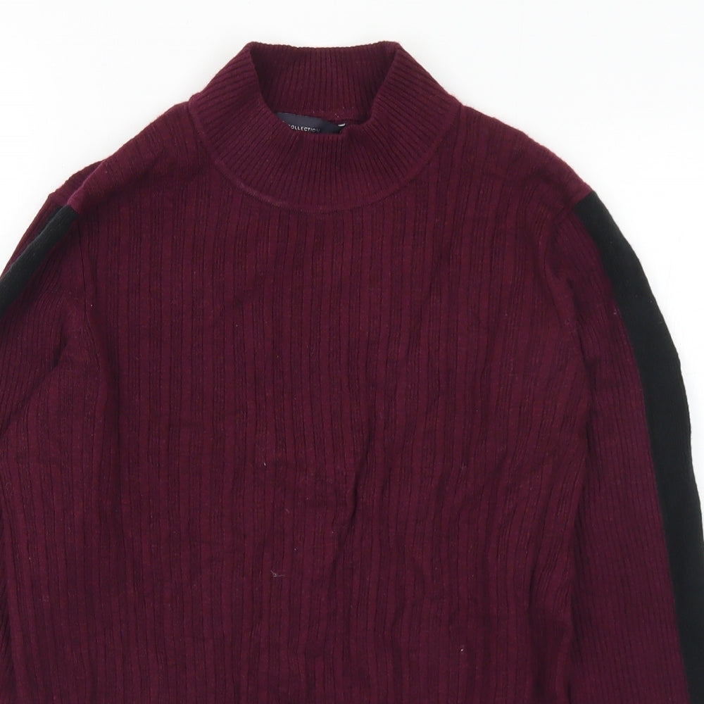 Womens UK Size 12 Marks and Spencer Purple Pullover Jumper